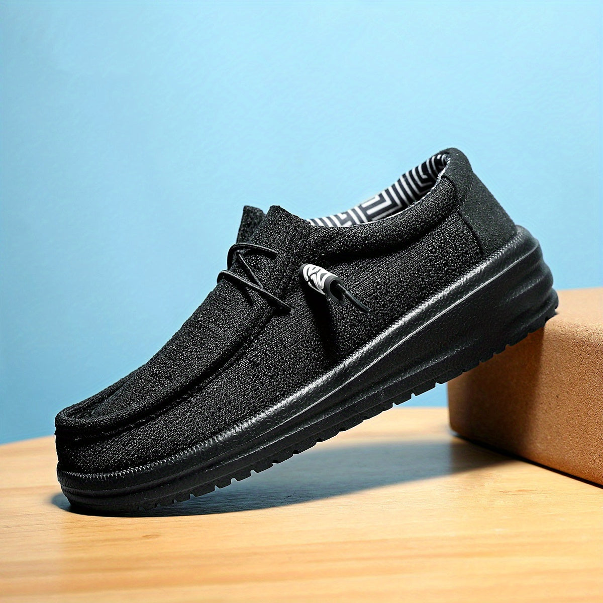 Simple Canvas Shoes, Casual Lace Up Outdoor Sneakers