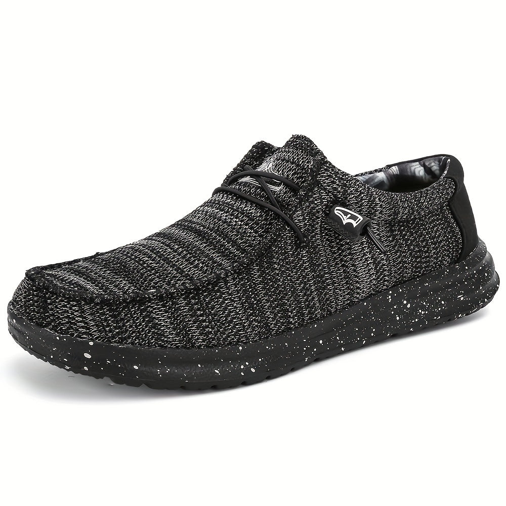 Soft Sole Flat Canvas Shoes, Comfy Lace Up Loafers