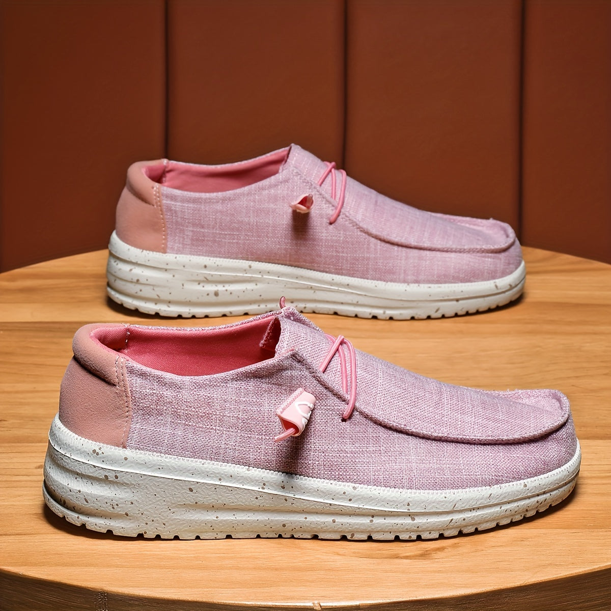 Simple Canvas Shoes, Casual Lace Up Outdoor Sneakers